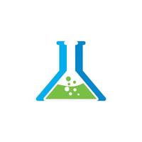 logotipo de laboratorio, vector de logotipo de experimento