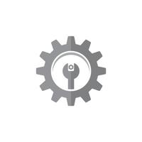 vector de reparador abstracto, logotipo de la industria