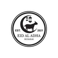 logotipo de eid al adha, vector de logotipo islámico