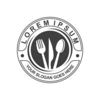 logotipo de restaurante, vector de logotipo de comida