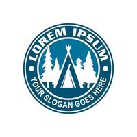 camping logo , adventure logo vector