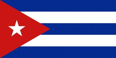 bandera cubana texturizada de cuba foto