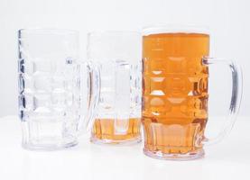 Lager beer glasses photo