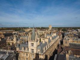 Aerial view of Cambridge photo