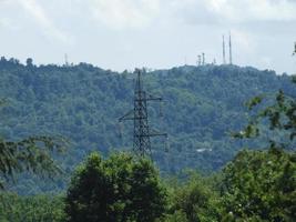 Electric power transmission line photo