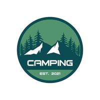 camping logo , adventure logo vector