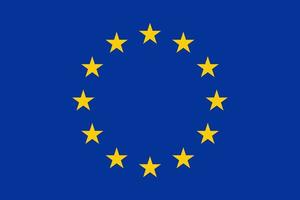 texturized flag of the European Union photo