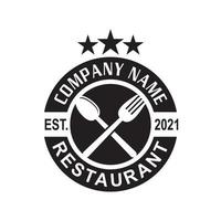 logotipo de restaurante, vector de logotipo de comida