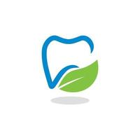 nature dental logo , dental care logo vector