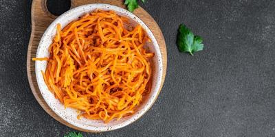 carrot salad vegetable still life veggie meal snack food background photo