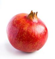 Pomegranate isolated on white background photo