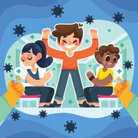 Participate in World Immunization Week vector