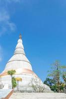 NAKHON RATCHASIMA THAILAND21 NOVEMBER 2019Wat Pa Phu Pha Sung Phra Chedi Phra Sri Phupha Sung Phra That Chom PhaLocated at Makluea Mai Subdistrict Sung Noen District Nakhon Ratchasima Province. photo