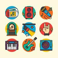 instrumentos musicales que trae alegría en todas las ocasiones vector