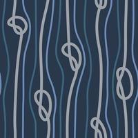 fondo de vector transparente azul oscuro con cuerdas verticales y nudos