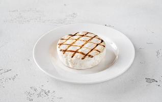 Grilled Camembert cheese photo