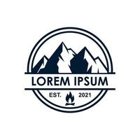 camping logo , adventure logo vector