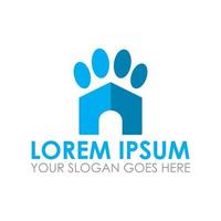 pet house vector , veterinary logo