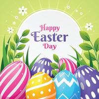 Happy Easter Day vector