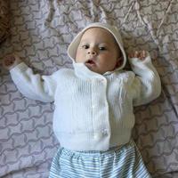 Beautiful baby boy with child face posing photographer photo