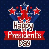 presidents day poster vector