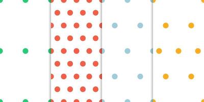 A simple pastel dots seamless pattern. A set of the best vector illustrations for wallpapers.