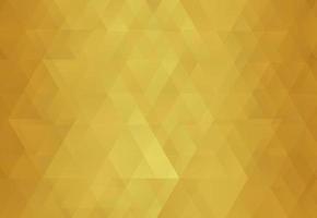 Abstract gold background with triangles vector