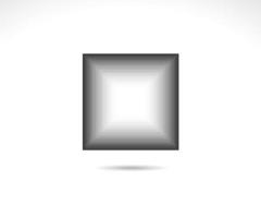 Square logo. Geometric line icon vector