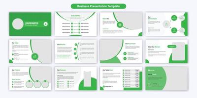 diseño de plantilla de diapositivas de presentación de negocios creativos. uso para el fondo de presentación moderno, diseño de folletos, control deslizante web, página de inicio, informe anual, perfil de empresa vector