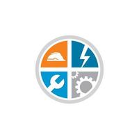 construction logo , manufacture logo vector