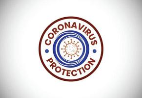 Corona virus alert sign symbol. Covid-19, Corona virus infection emblem flat vector illustration.