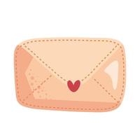 love envelope with heart vector