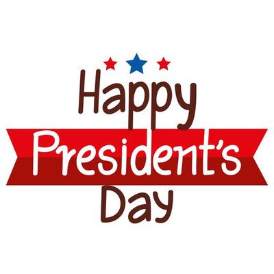 presidents day lettering