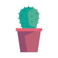 cactus in pot vector