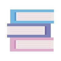 pile text books vector