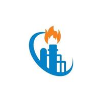 Refinery Vector , Industry Logo vector