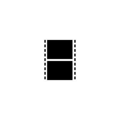 film strips icon on white background