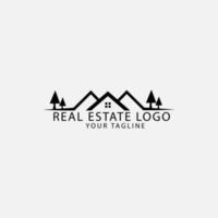 real estate logo template vector