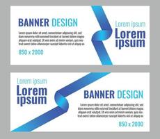 banner with vector blue ribbon pattern. simple for business web banner abstract background.