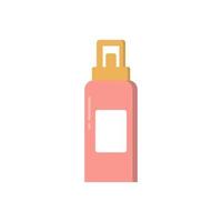 Foam Pump Bottle for Cosmetic Product Icon in Cartoon style. Plastic Container For Skin Care Beauty Product Pictogram. Beauty Package for Lotion, Gel, Cream. Isolated Vector Illustration.
