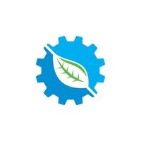 Nature Gear Vector , Industry Logo