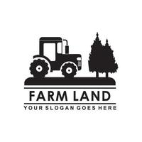 tractor vector , farm logo vector