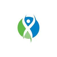 Abstract Genome Vector , Health Logo