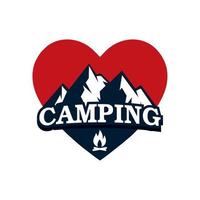 camp vector , adventure logo vector