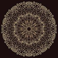 Mandala ornament or flower background design. vector