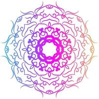 Mandala ornament or flower background design. vector