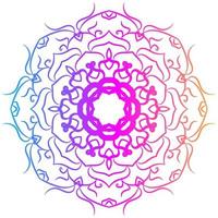 Mandala ornament or flower background design. vector