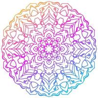 Mandala ornament or flower background design. vector