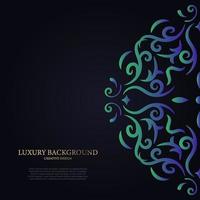 Luxury mandala ornament or flower background design. vector