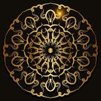 Mandala ornament or flower background design. vector